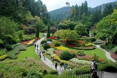 view of buchart gardens