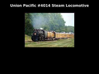 UP 4014 Steam