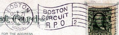 [american flag machine used for boston circuit (trolley car) RPO]