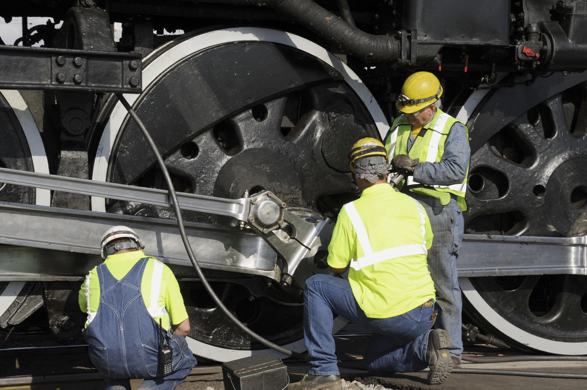 maintaining the Union Pacific 844 Locomotive