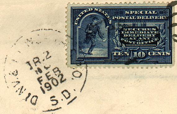 rpo marking special delivery stamp