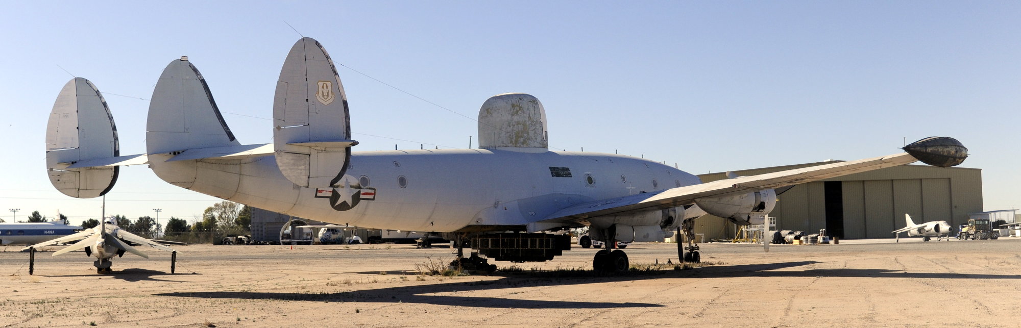 Constellation configured as radar picket, at Pima Air and Space Museum, Tucson, Airzona