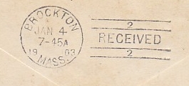 [american received service marking]