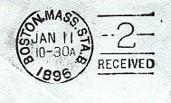 [american received service marking pre-1900]