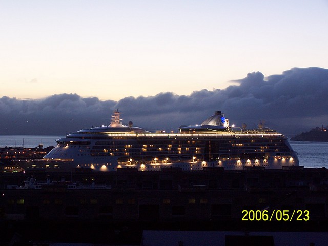 [Radiance of the Seas at Night]