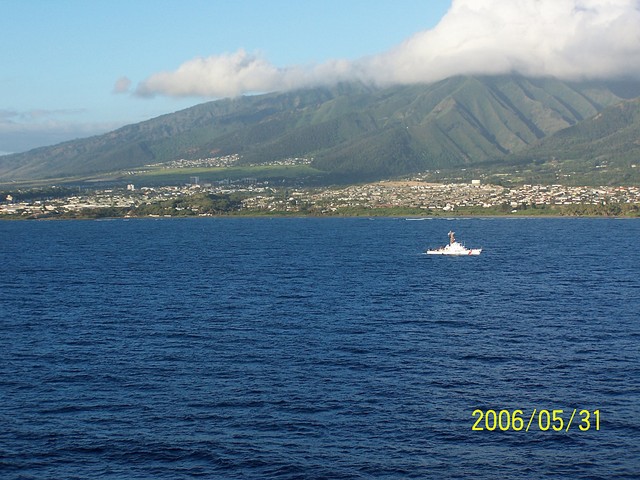 [Beautiful West Maui Mountains Loom Up As We Approach Kahului]