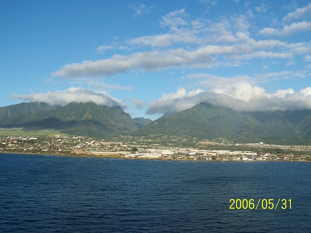 [West Maui Mountains and Iao Valley Are Very Clear Today]