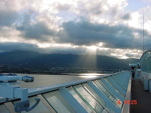 maui seen from the Norwegian Star 