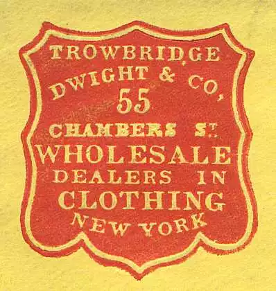 [Early Advertising Image from the 1860's ]