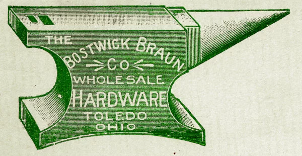 ["Advertisement Showing an Anvil"]