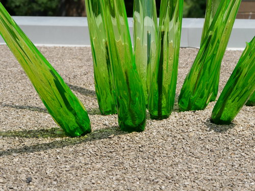 [Chihuly Glass (green spears)]