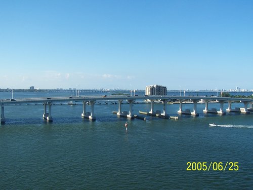 Bridge Near Port of Miami