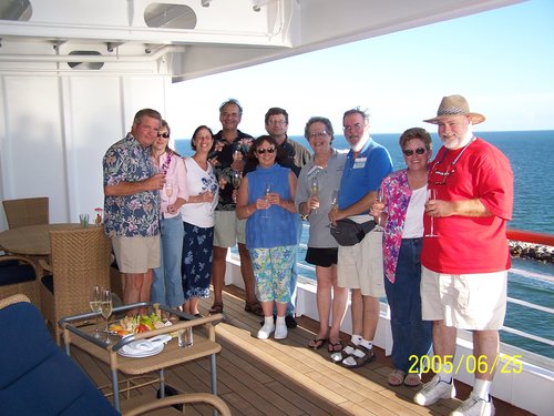Cruisecritic Gang During Our Sail-Away