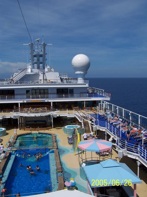 The Pool was Active While at Sea