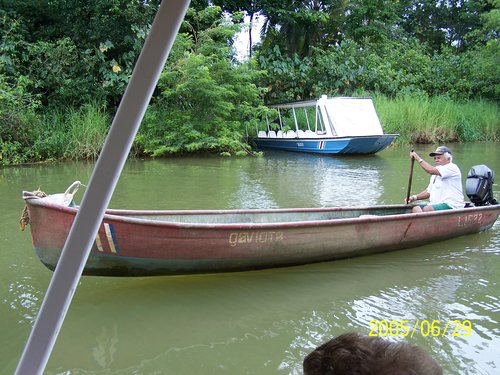 Local Costa Rican Man in Boat