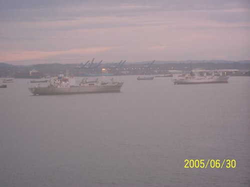 More Ships Anchored at Cristobol