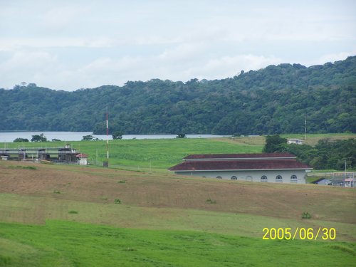 Top of Gatun Dam