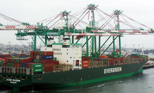 'Ever Diadem' (Chinese Container Ship)