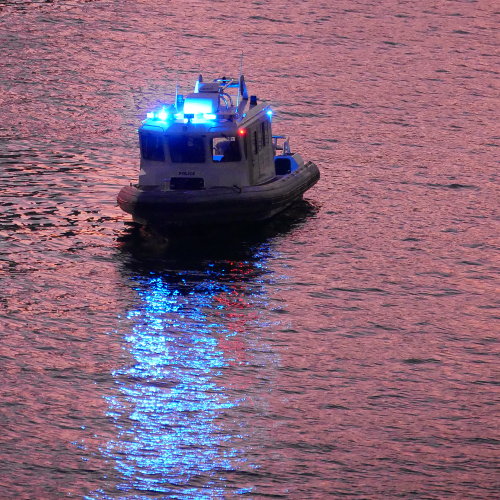 [Police Boat in Miami]