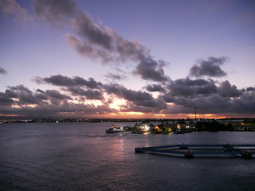 [Sunset Over San Juan Harbor, Puerto Rico]