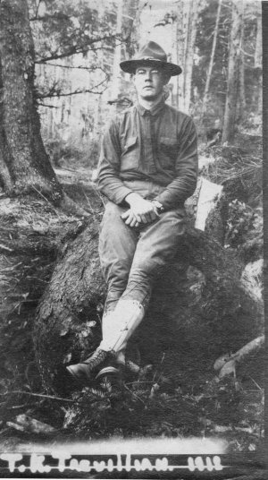 Tabor Trevillian, Posing Near The Spruce Camp
